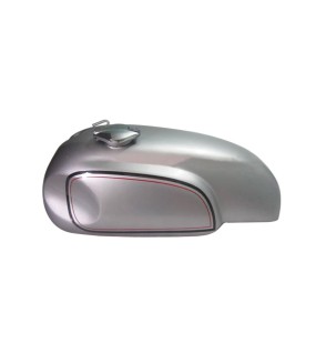 New Norton MANX Triton Silver Painted Petrol Tank With Cap