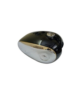 New BSA A7 A10 Black Painted Chrome Gas Fuel Petrol Tank
