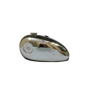 New BSA A7 A10 Black Painted Chrome Gas Fuel Petrol Tank