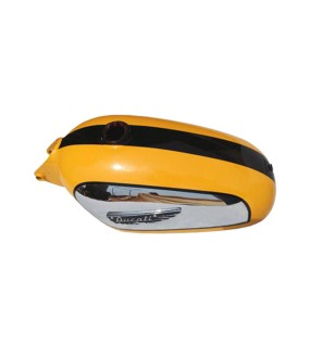 New Ducati Scrambler 350cc Chrome and Painted Fuel Tank With Badges + Cap + Tap