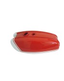 New BSA A65 Thunderbolt Lightning Orange and White Painted Gas Petrol Tank 1970