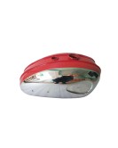 New BSA C15 Chromed and Red Painted Gas Fuel Tank (Reproduction)