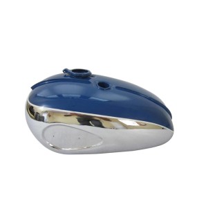 New BSA A65 2 Gallon Blue Painted Chrome Petrol Tank 1968-69 US Specifications