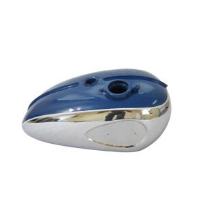 New BSA A65 2 Gallon Blue Painted Chrome Petrol Tank 1968-69 US Specifications
