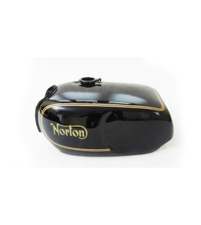 New Norton Commando Roadster Black Painted Gas Fuel Petrol Tank