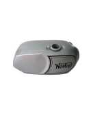 Norton Commando Roadster silver Painted With Logo Steel Gas Tank(Repro)