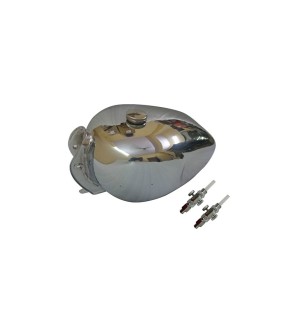 Royal Enfield Constellation Chrome Steel Fuel Tank 1960's With Cap