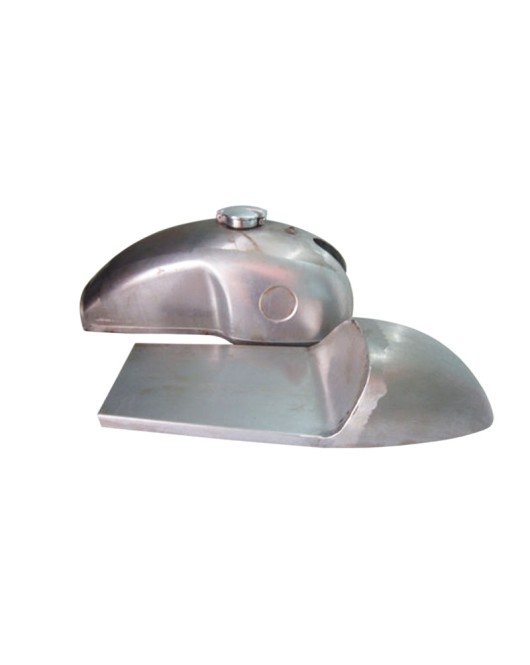 Benelli Mojave Cafe Racer Raw Fuel Tank With Seat Hood + Monzacap