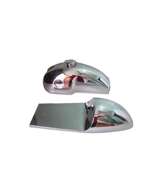 Benelli Mojave Cafe Racer 260 360 Chrome Petrol Tank Seat Hood With Monza Cap