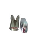 Benelli Mojave Cafe Racer 260 360 Chrome Petrol Tank Seat Hood With Monza Cap