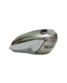 Norton Model 7 Dominator Chromed + Painted Gas Fuel Petrol Steel Tank