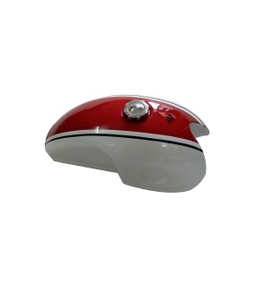 Benelli Mojave Cafe Racer 260 360 Petrol Fuel Tank - White Red Paint