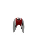 Benelli Mojave Cafe Racer 260 360 Petrol Fuel Tank - White Red Paint