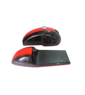 New Benelli Mojave Cafe Racer Dual Painted Fuel Tank With Cap &amp; Seat Hood &amp; Tap
