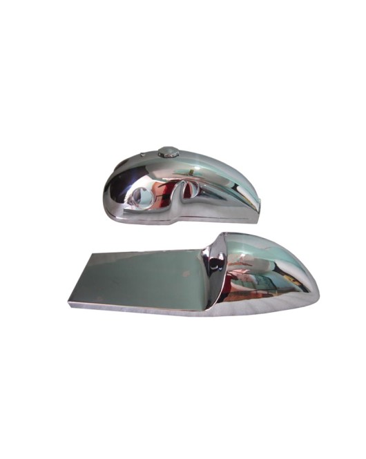 Benelli Mojave Cafe Racer 260 360 Chrome Petrol Tank Seat Hood With Cap & Tap