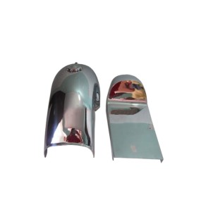 Benelli Mojave Cafe Racer 260 360 Chrome Petrol Tank Seat Hood With Cap &amp; Tap
