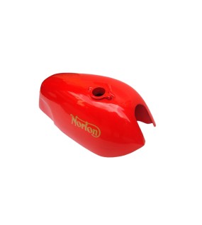 Norton Fastback Commando Red Painted Petrol Fuel Tank