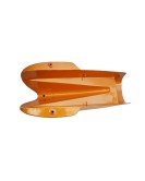 Benelli Mojave Cafe Racer 260 360 Petrol Fuel Tank - Black Orange Paint