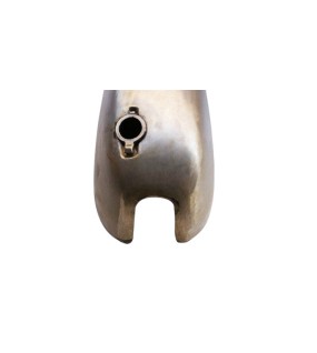 Norton Commando Fastback Petrol Fuel Gas Tank Raw With Chrome Cap &amp; Petrol Taps