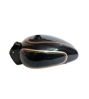 New Royal Enfield Black Painted Petrol Fuel Gas Tank 14 Litre With Logo
