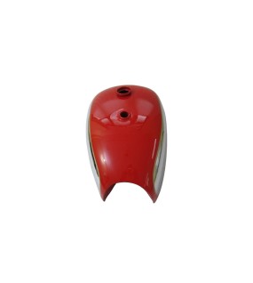 New BSA A7 A10 Super Rocket Red Painted Chromed Gas Fuel Petrol Tank