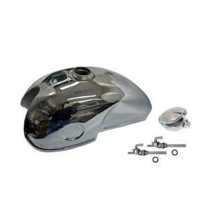 Chromed Gas Tank Fits Benelli Mojave Honda CB Kawasaki Ducati Bikes