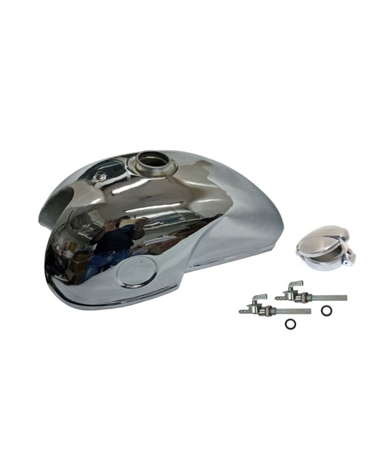 Chromed Gas Tank Fits Benelli Mojave Honda CB Kawasaki Ducati Bikes