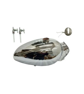 Royal Enfield Interceptor Chromed Petrol Tank (Reproduction)