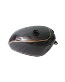 New Velocette Venom Black painted Petrol Tank (With Side Badges Mount)