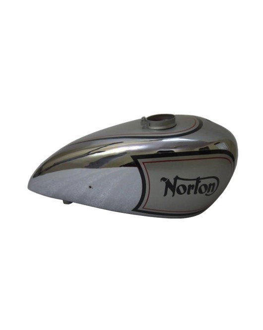 New Norton 16H Silver Painted Chrome Gas Fuel Petrol Tank