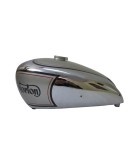 New Norton 16H Silver Painted Chrome Gas Fuel Petrol Tank