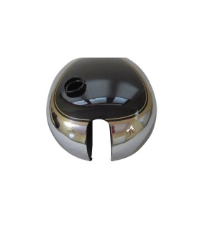 New Matchless AJS Twin G9 G12 Black Painted Chrome Gas Fuel Tank