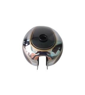 New BSA A7 Plunger Model Chrome and Black Painted Gas Fuel Petrol Tank 1950's