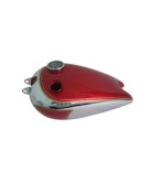 New BSA C10 C11 Cherry Painted Chromed Gas Petrol Tank With Replica Smith Speedo