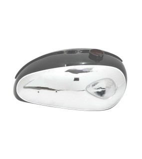 New BSA A65 Thunderbolt Lightning Royal Star Black Painted Chrome Petrol Tank