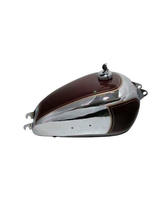 BSA A7 Plunger 500 Chrome Maroon Fuel Tank+Cap+Petcock Star Twin Golden Flash