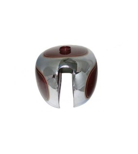 BSA A7 Plunger 500 Chrome Maroon Fuel Tank+Cap+Petcock Star Twin Golden Flash