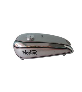 Norton Model 18 Chrome and Silver Painted Gas Tank 1930's