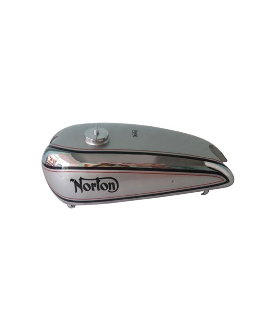 Norton Model 18 Chrome and Silver Painted Gas Tank 1930's