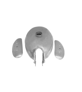 High Quality Petrol Gas Tank - Bare Metal For Old Royal Enfield Bullet 1950's