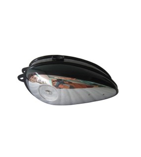 New BSA C11G C12 Black Painted Chrome Petrol Tank