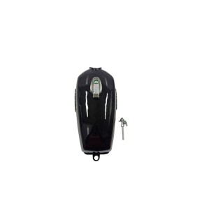 Yamaha RX100 RX125 Black Petrol Fuel Gas Tank With Chrome LID Cap &amp; Tap