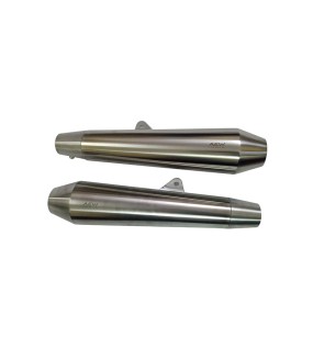 Royal Enfield GT Continental 650cc S S AEW Exhaust Silencer Pair TE 102