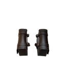 Royal Enfield GT Continental 650 Mounting Rails With Leather Pannier Pair Bags