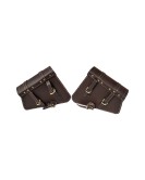 Royal Enfield Interceptor 650 Mounting Rails With Pannier Bags Pair Brown 