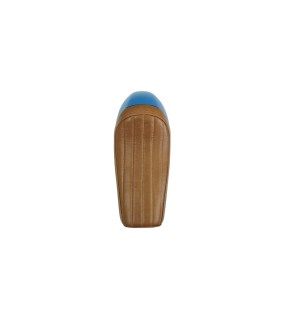 Royal Enfield GT Continental and  Interceptor 650cc Single Seat Leather with Blue Cowl D1