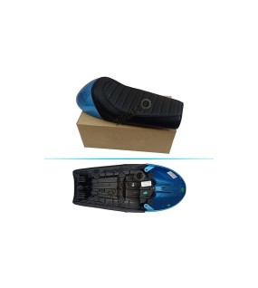 Royal Enfield GT Continental and  Interceptor 650cc Single Seat Leather with Blue Cowl D2