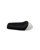 Royal Enfield GT Continental and  Interceptor 650cc Single Seat Leather with White Cowl D2
