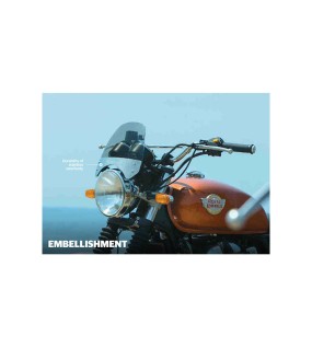 Royal Enfield GT Continental &amp; Interceptor 650 Tall Flyscreen Kit