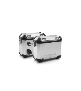 Genuine Royal Enfield Himalayan Aluminium Panniers Silver